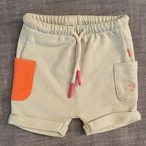 NWOT MON COEUR - Recycled Cotton Sea Foam Baby Shorts - Sea Foam